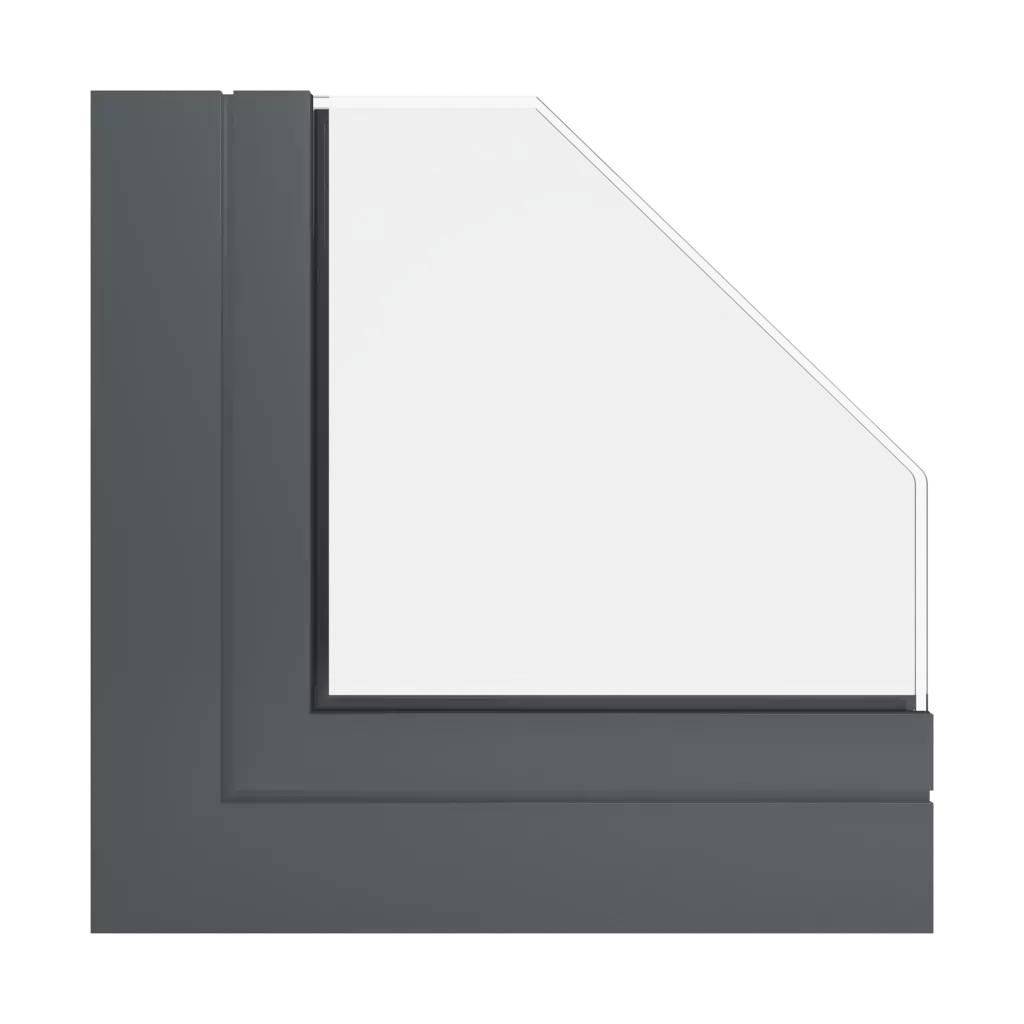 RAL 7043 Traffic grey B windows window-profiles aluprof mb-86-fold-line-hd