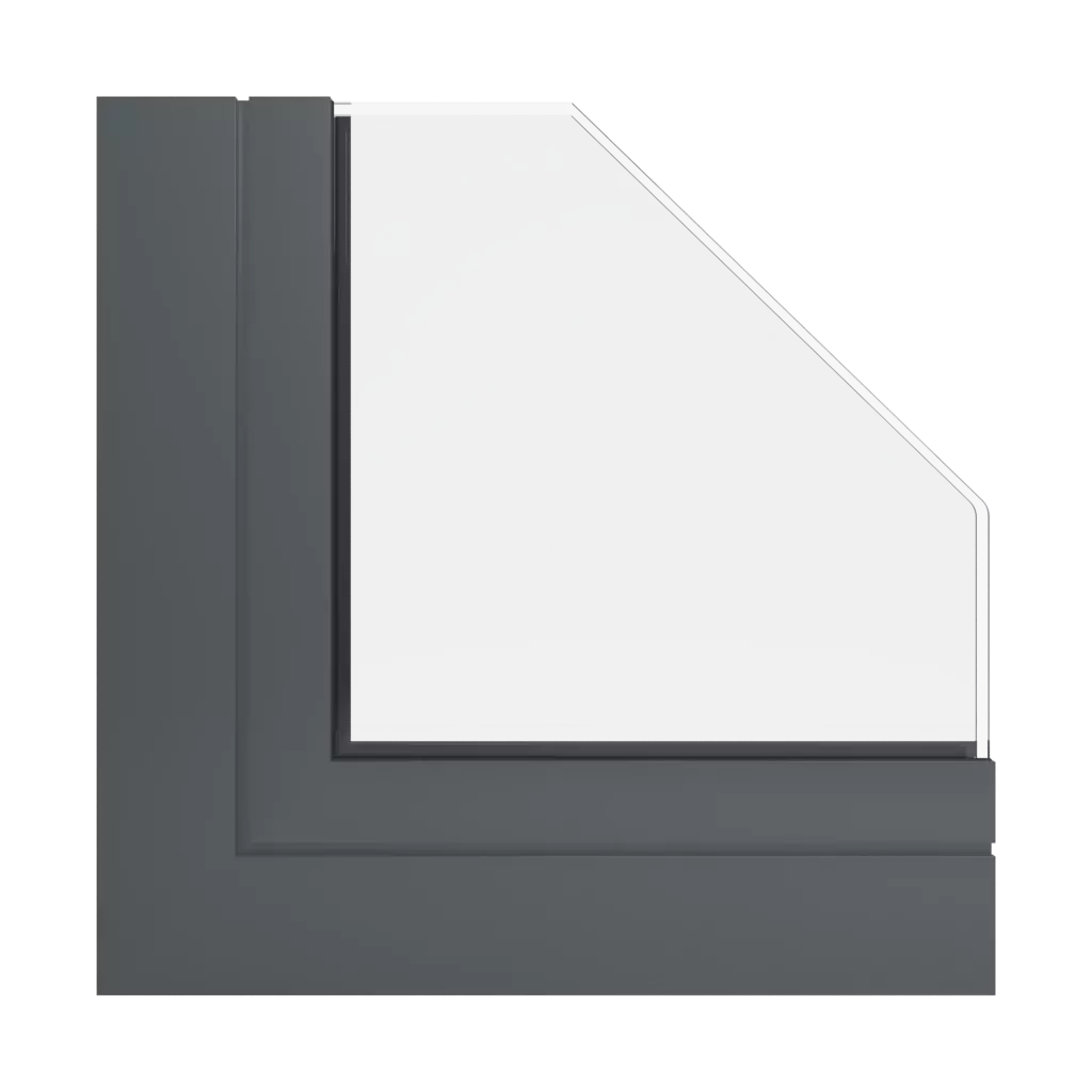 RAL 7043 Traffic grey B windows window-profiles aluprof mb-harmony-office