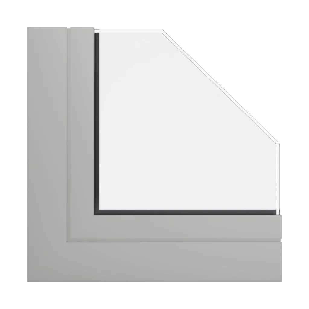 RAL 7044 Silk grey windows window-profiles aluprof mb-78ei-seamless-fireproof-partition-wall