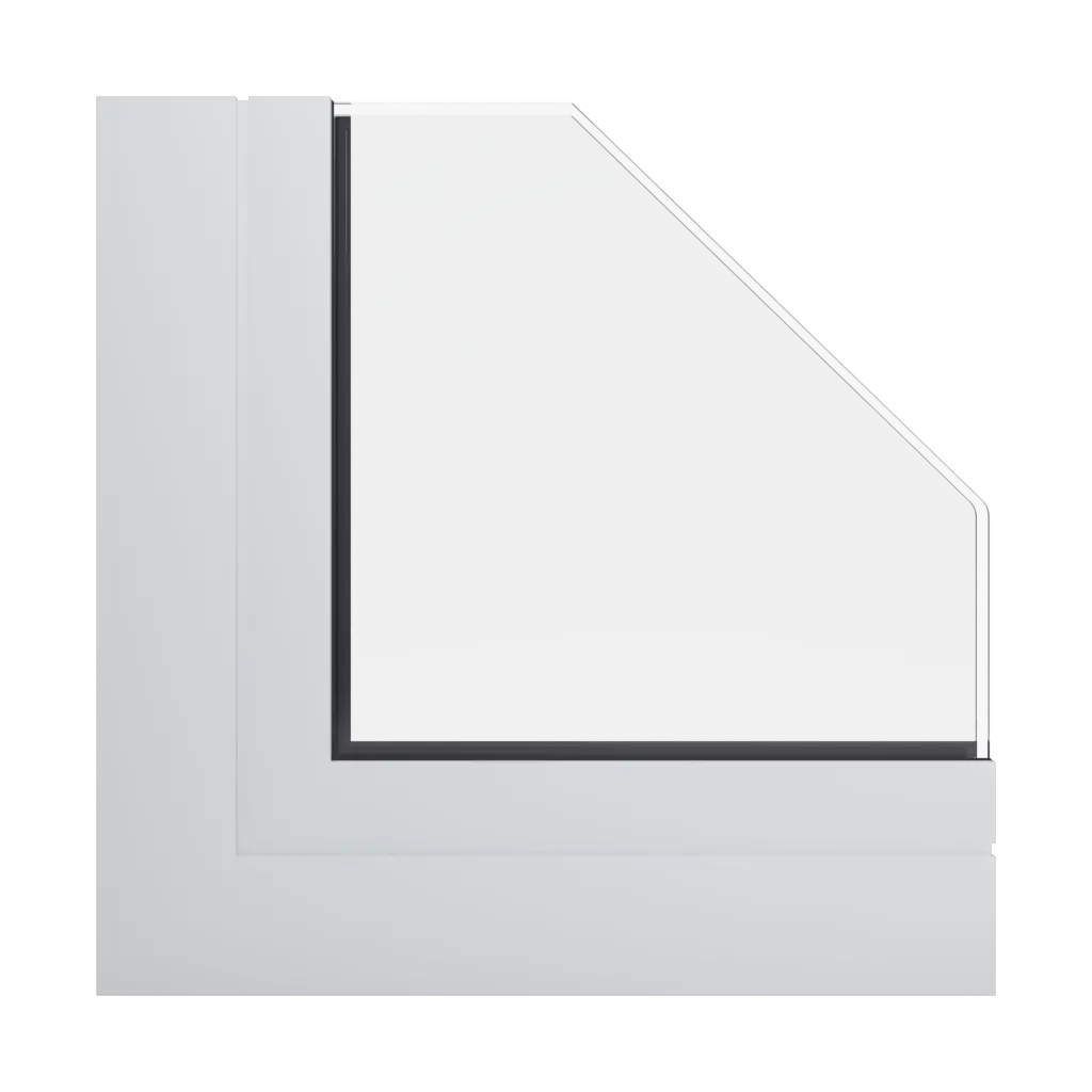 RAL 9003 Signal white windows window-profiles aliplast visoglide-plus
