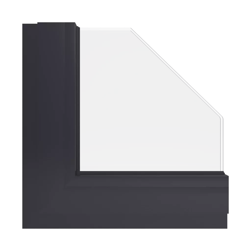 RAL 9004 Signal black windows window-color aluminum-ral ral-9004-signal-black interior