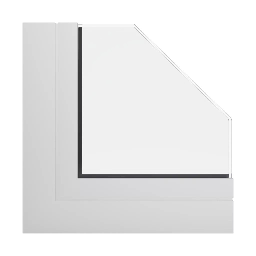 RAL 9010 Pure white windows types-of-windows four-leaf 70-30-vertical-asymmetrical-division-with-a-movable-mullion 