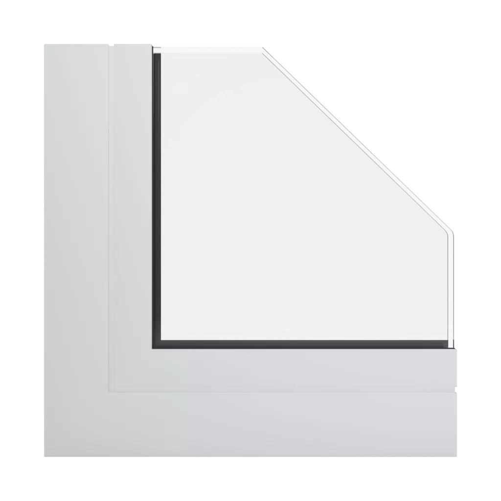 RAL 9016 Traffic white windows window-profiles aluprof mb-104-passive