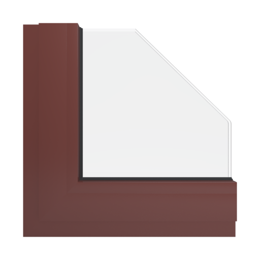 RAL 8012 Red brown windows window-color aluminum-ral ral-8012-red-brown interior