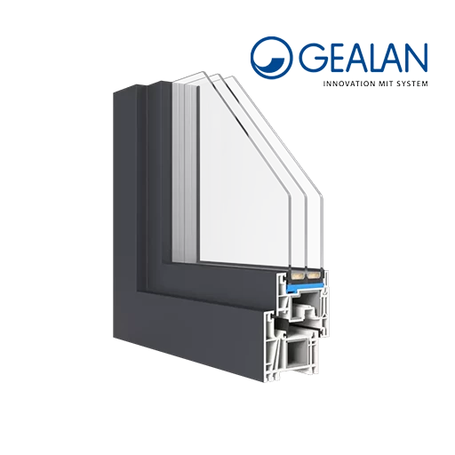 Gealan windows window-color gealan-colors structural-anthracite