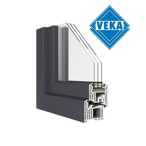 Veka windows window-color veka-colors anthracite-ultramatt